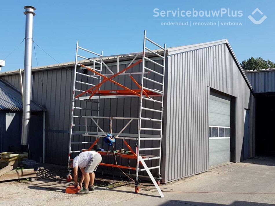 Nieuwe gevelbeplating Stengs & Leijten