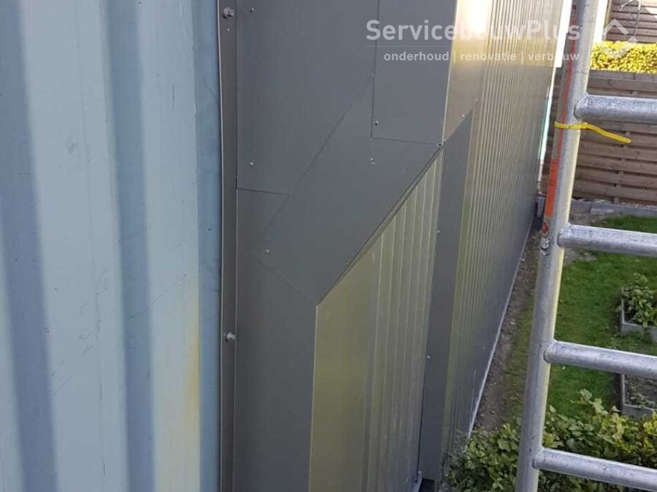 Nieuwe gevelbeplating Stengs & Leijten