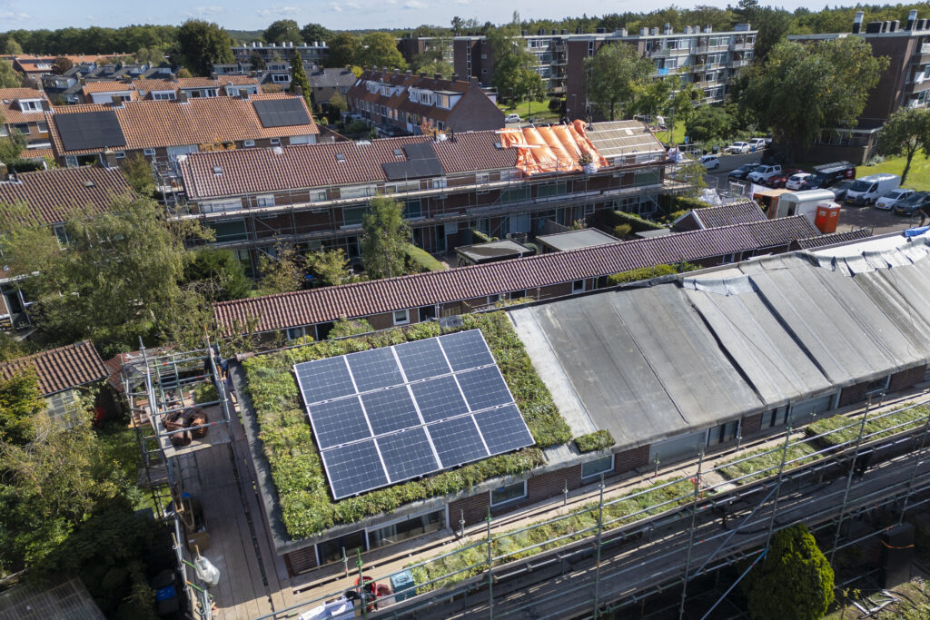Groen dak RE-DO in Bussum
