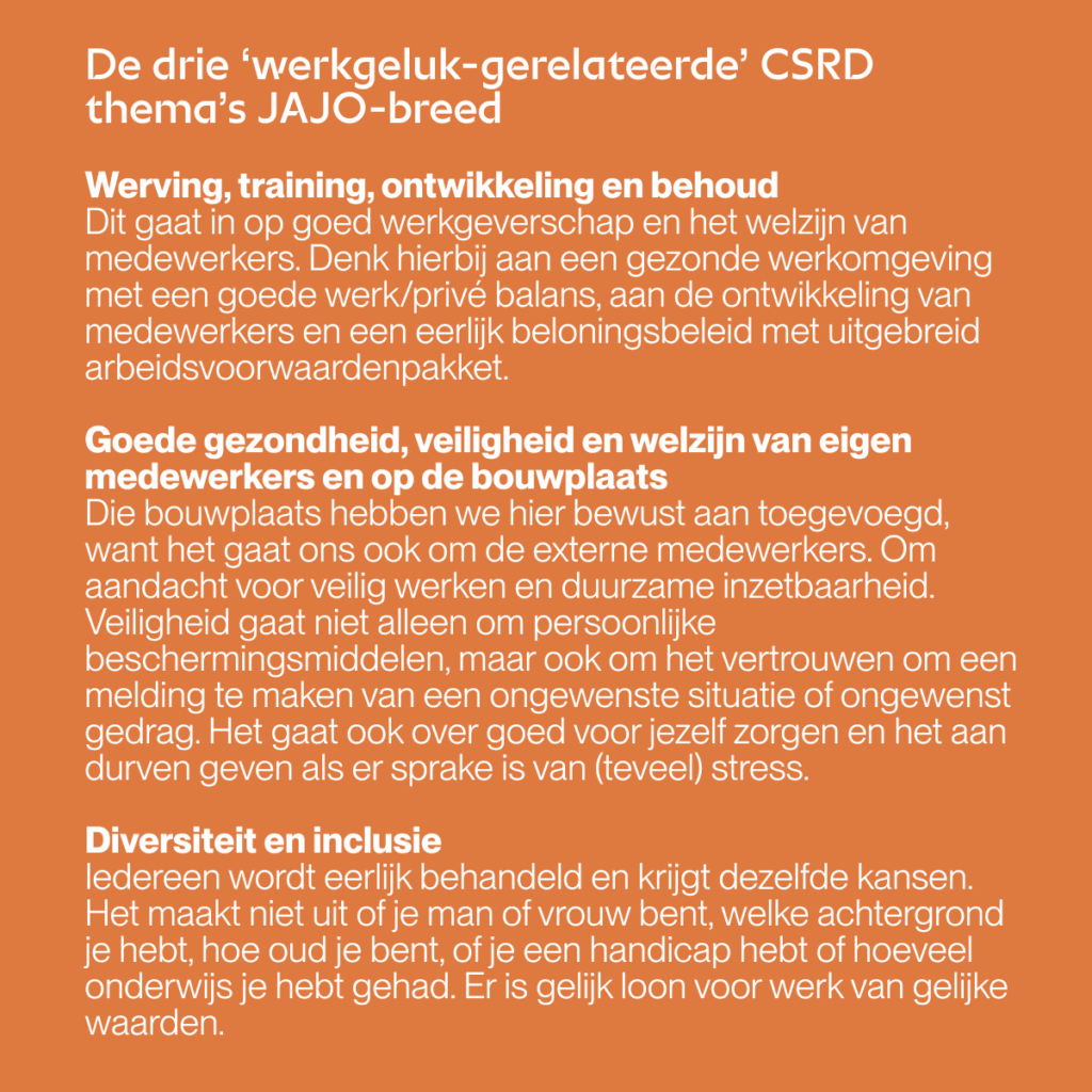 CSRD-thema's JAJO